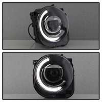 Thumbnail for xTune 15-17 Jeep Renegade Light Bar DRL Projector Headlights -Black (PRO-JH-JREN-LBDRL-BK)