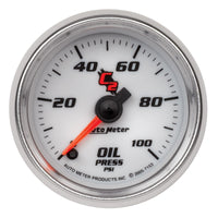 Thumbnail for Autometer C2 52mm 100 PSI Electronic Oil Pressure Gauge