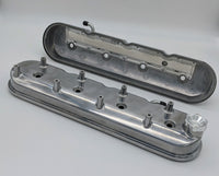 Thumbnail for Granatelli 96-22 GM LS Tall Valve Cover w/Integral Angled Coil Mounts - Polished (Pair)