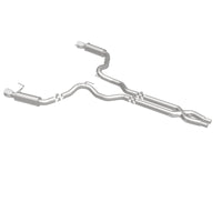 Thumbnail for MagnaFlow Cat Back, SS, 3in, Competition, Dual Split Polished 4.5in Tips 2015 Ford Mustang GT V8 5.0