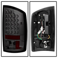 Thumbnail for Spyder Dodge Ram 02-06 1500/Ram 2500/3500 03-06 LED Style Tail Lights Smoke ALT-YD-DRAM02-LED-SM