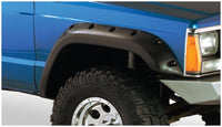 Thumbnail for Bushwacker 84-01 Jeep Cherokee Cutout Style Flares 4pc Fits 2-Door Sport Utility Only - Black