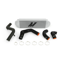 Thumbnail for Mishimoto 2013+ Ford Focus ST Silver Intercooler w/ Black Pipes
