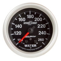 Thumbnail for AutoMeter Gauge Water Temp 2-5/8in. 260 Deg. F Stepper Motor W/ Peak & Warn Sport-Comp II