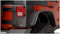 Thumbnail for Bushwacker 07-18 Jeep Wrangler Trail Armor Rear Corners - Black