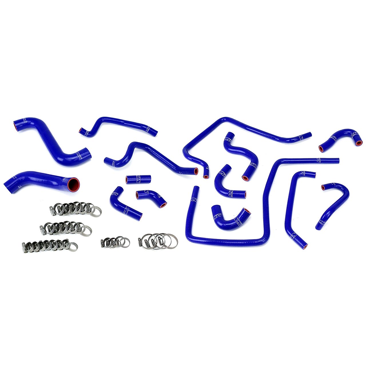 HPS Blue Reinforced Silicone Radiator, Heater and Ancillary Hose Kit Coolant for Subaru 02-03 Impreza WRX 2.0L Turbo