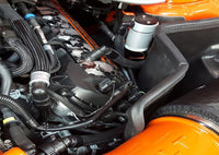 Thumbnail for J&L 2011-2017 Ford Mustang GT Driver Side Oil Separator 3.0 - Clear Anodized