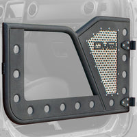 Thumbnail for DV8 Offroad Jeep 18+ Wrangler JL / 20+ Gladiator JT Front Rock Doors w/ Perforated Aluminum Mesh