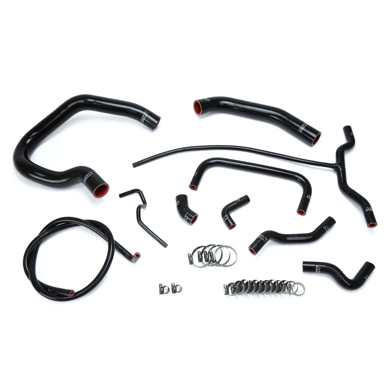 HPS Reinforced Black Silicone Radiator + Heater Hose Kit Coolant for Ford 04-11 Ranger 4.0L V6