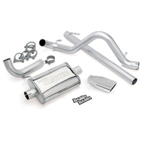 Thumbnail for Banks Power 07-11 Jeep 3.8L Wrangler - 2dr Monster Exhaust System - SS Single Exhaust w/ Chrome Tip