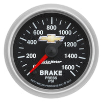 Thumbnail for Autometer Performance Parts 52mm 0-1600 PSI Brake Pressure COPO Camaro Gauge Pack