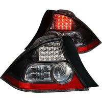 Thumbnail for ANZO 2004-2005 Honda Civic LED Taillights Black