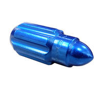 Thumbnail for NRG 500 Series M12 X 1.5 Bullet Shape Steel Lug Nut Set - 21 Pc w/Lock Key - Blue