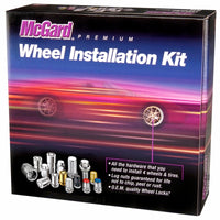Thumbnail for McGard Jeep Wrangler Hex Install Kit (Cone Seat) 1/2-20 / 13/16 Hex (18 Lug Nuts / 5 Locks) - Chrome