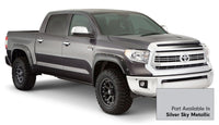 Thumbnail for Bushwacker 16-18 Toyota Tundra Fleetside Pocket Style Flares 4pc 66.7/78.7/97.6in Bed - Silver Sky