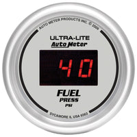 Thumbnail for Autometer Ultra-Lite 52MM 5-100 PSI Digital Fuel Pressure Gauge