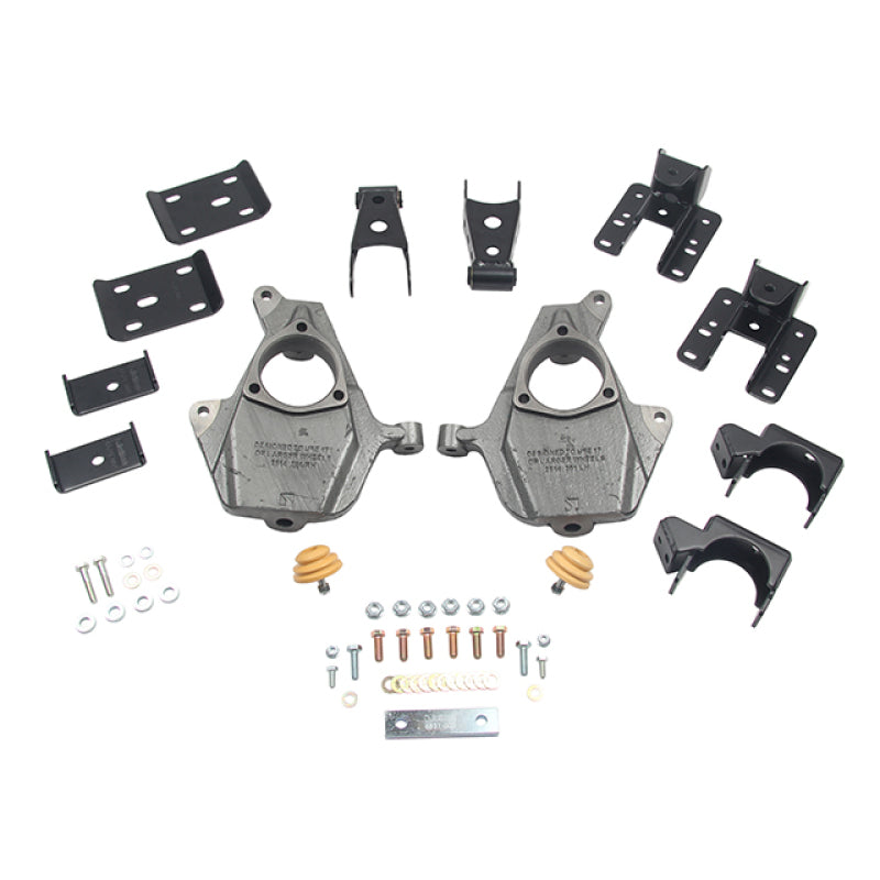 Belltech LOWERING KIT 16.5-18 Chevy Silverado All Cabs 2WD 2inF/4inR