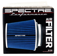Thumbnail for Spectre Adjustable Conical Air Filter 5-1/2in. Tall (Fits 3in. / 3-1/2in. / 4in. Tubes) - Blue