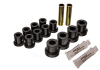 Thumbnail for Energy Suspension 54-62 Chevy Corvette Black Rear Leaf Spring Bushing Set