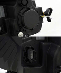 Thumbnail for AlphaRex 15-17 Ford F-150 PRO-Series Proj Headlights Plank Style Gloss Blk w/Activ Light/Seq Signal