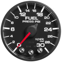Thumbnail for Autometer Spek-Pro Gauge Fuel Press 2 1/16in 30psi Stepper Motor W/Peak & Warn Blk/Blk
