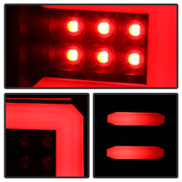 Thumbnail for Spyder Chevy 1500 14-16 Light Bar LED Tail Lights All Blk ALT-YD-CS14-LBLED-BKV2