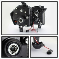 Thumbnail for Spyder Jeep Grand Cherokee 05-07 Projector Headlights LED Halo LED Blk Smke PRO-YD-JGC05-HL-BSM