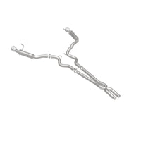 Thumbnail for MagnaFlow Cat Back, SS, 2.5in, Competition, Dual Split Polished 4.5in Tips 2015 Ford Mustang V6 3.7L