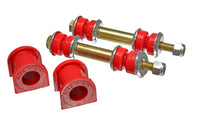 Thumbnail for Energy Suspension 90-96 Ford Escort/ZX2 Red 3/4in Rear Sway Bar Bushing Set (Inc Endlink Bushings)
