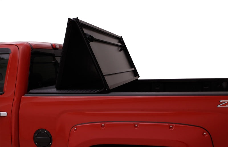 Lund 14-17 Chevy Silverado 1500 Fleetside (8ft. Bed) Hard Fold Tonneau Cover - Black