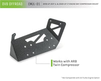 Thumbnail for DV8 Offroad 2018+ Jeep JL / JT Engine Bay Compressor Mount