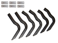 Thumbnail for Lund 05-12 Dodge Dakota Quad Cab EZ Running Board Mounting Bracket Kit - Brite
