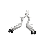 Thumbnail for MagnaFlow SYS Cat-Back 2015-2017 Cadillac CTS-V 6.2L Quad 4in Carbon Fiber Tips