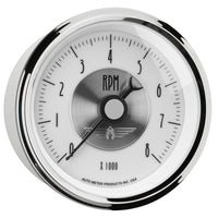 Thumbnail for Autometer Prestige Pearl Series - Tachometer 3 3/8in 8K RPM In-Dash