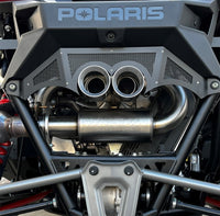 Thumbnail for Gibson 2022 Polaris Pro R 2/4 Seat Dual Side Exhaust - Stainless