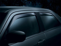 Thumbnail for WeatherTech 07-13 Chevrolet Silverado Extended Cab Fr and Rr Side Window Deflectors - Dark Smoke