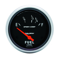 Thumbnail for AutoMeter Gauge Fuel Level 2-5/8in. 16 Ohm(e) to 158 Ohm(f) Elec Sport-Comp