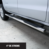 Thumbnail for Go Rhino 4in OE Xtreme SideSteps - Stainless Steel - 80in