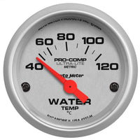 Thumbnail for Autometer Ultra-Lite 52mm 40-120 Deg C Short Sweep Electronic Water Temp Gauge