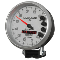 Thumbnail for AutoMeter Gauge Tach 5in. 9K RPM Pedestal Datalogging Ultimate Dl Playback Silver