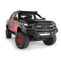 Thumbnail for Go Rhino 16-21 Tacoma Element Front Bumper w/ Power Actuated Hide-away Light Bar Mount Tex Black