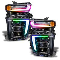 Thumbnail for Oracle 20-21 Chevy Silverado HD 2500 RGB+W Headlight DRL Kit - ColorSHIFT w/o Cntrl SEE WARRANTY