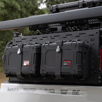 Thumbnail for Go Rhino XVenture Gear Hard Case Mount Large 25in. (Mount ONLY for XRS/SRM Racks) - Tex. Blk