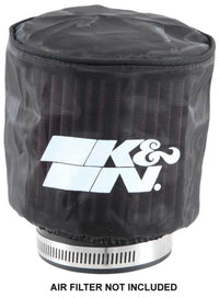 Thumbnail for K&N Black DryCharger Round Straight Air Filter Wrap 4.5in ID x 4in H