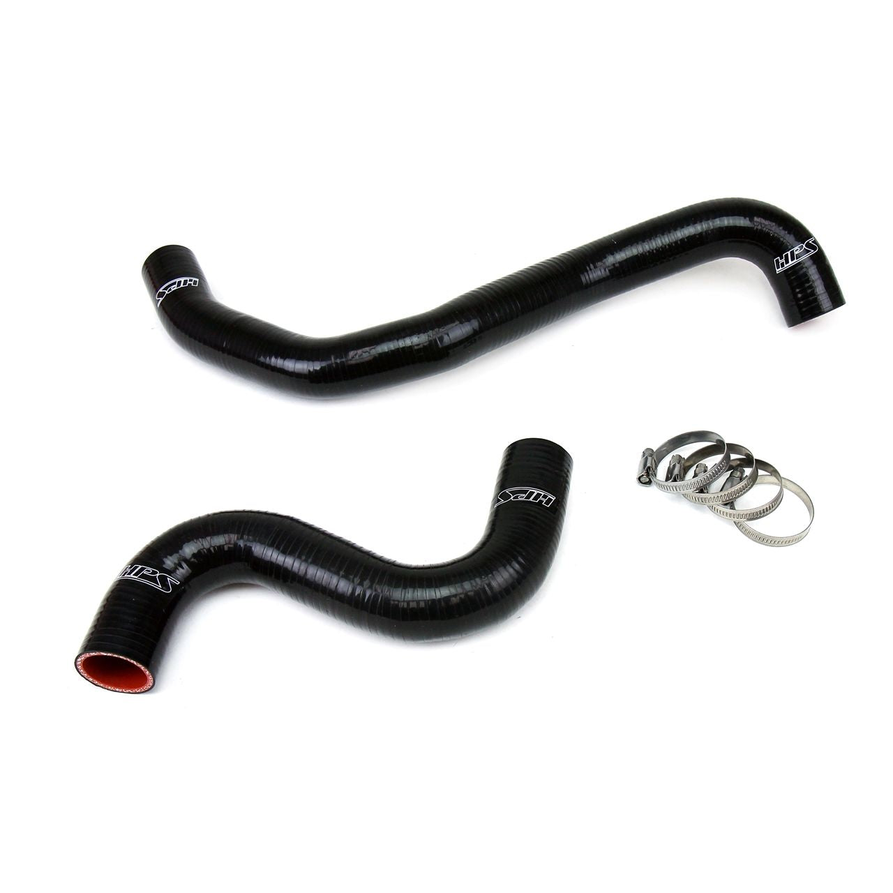 HPS Black Reinforced Silicone Radiator Hose Kit Coolant for Nissan 09-13 GTR