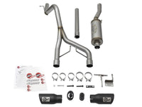 Thumbnail for aFe Rebel Series CB 2.5in Dual Center Exit SS Exhaust w/ Black Tips 07-15 Jeep Wrangler 3.6L/3.8L V6