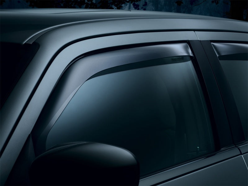 WeatherTech 14+ Chevrolet Silverado Front Side Window Deflectors - Dark Smoke