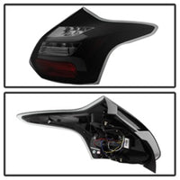 Thumbnail for Spyder 12-14 Ford Focus 5DR LED Tail Lights - Black Smoke (ALT-YD-FF12-LED-BSM)