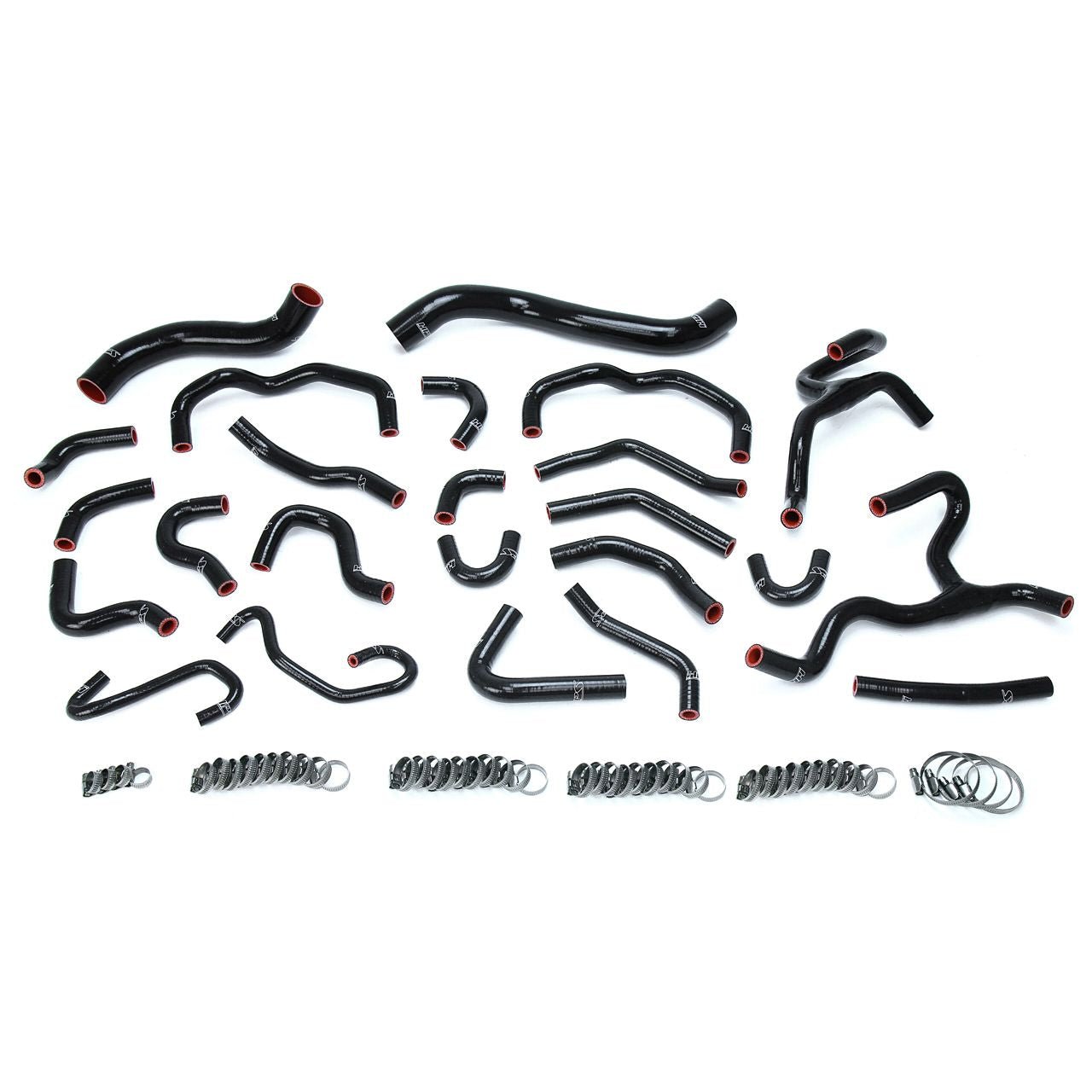 HPS Black Reinforced Silicone Radiator + Heater Hose Kit Coolant for Lexus 08-16 LX570 5.7L V8