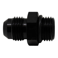 Thumbnail for DeatschWerks 6AN ORB Male to 6AN Male Flare Adapter (Incl O-Ring) - Anodized Matte Black